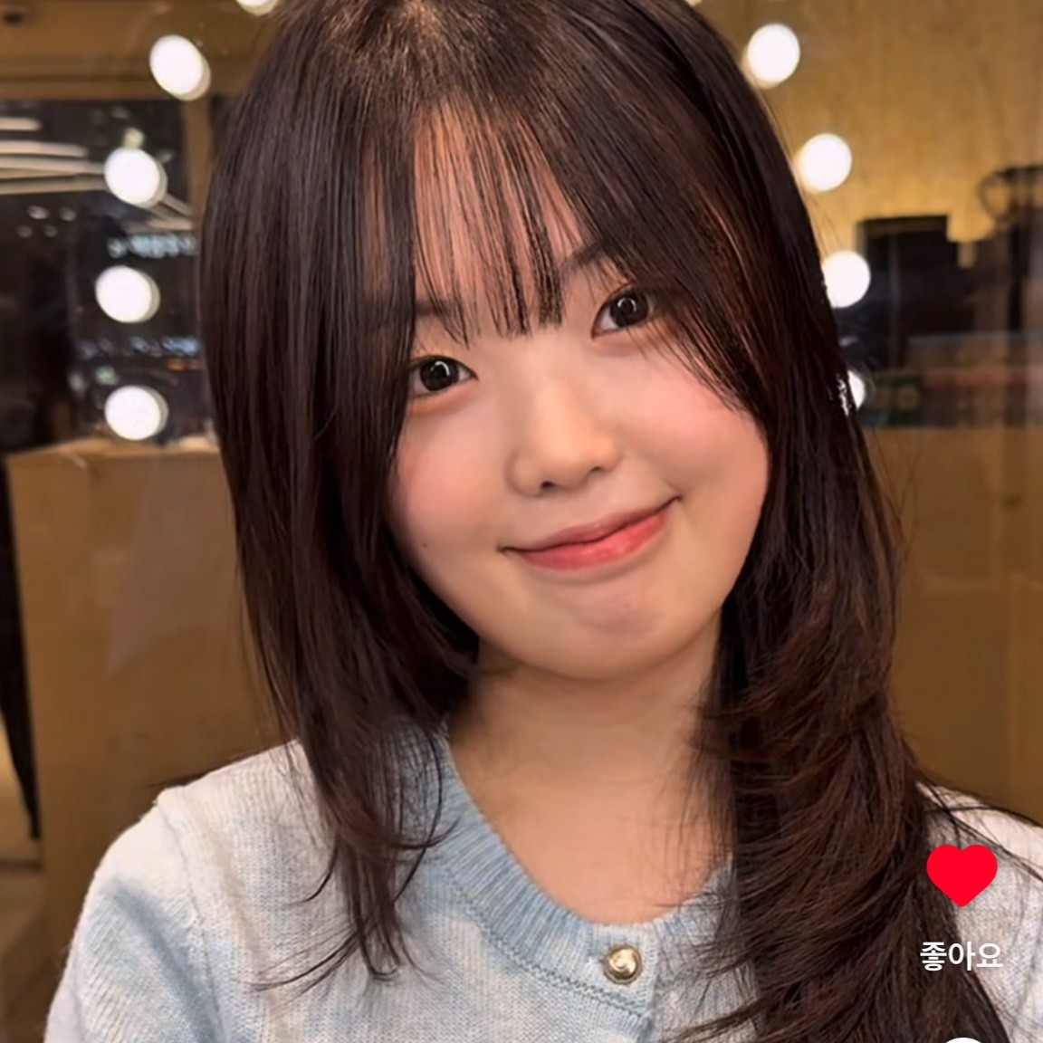 얼굴 가로로 긴 동그란 계란형 앞머리 뭐가 나아